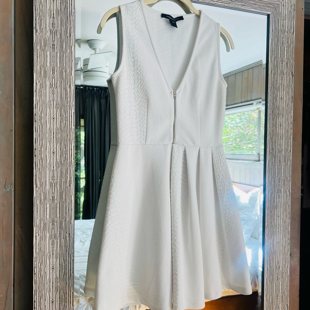 French Generation White Mini Dress Size S